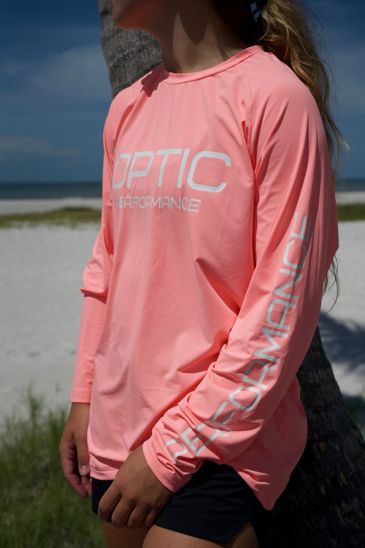 Coral Pink Long Sleeve