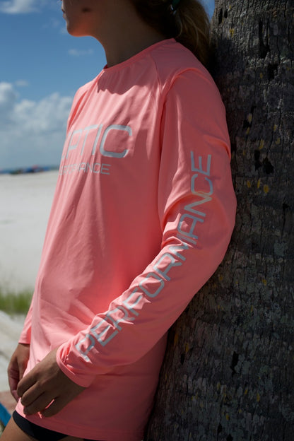 Coral Pink Long Sleeve